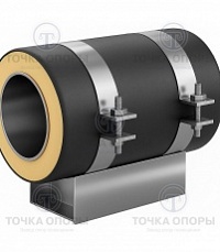 Скользящая опора СПОн 273/500.100 подкладная надземная для труб в ППУ