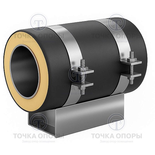 Скользящая опора СПОк 720/900.200 подкладная канальная для труб в ППУ